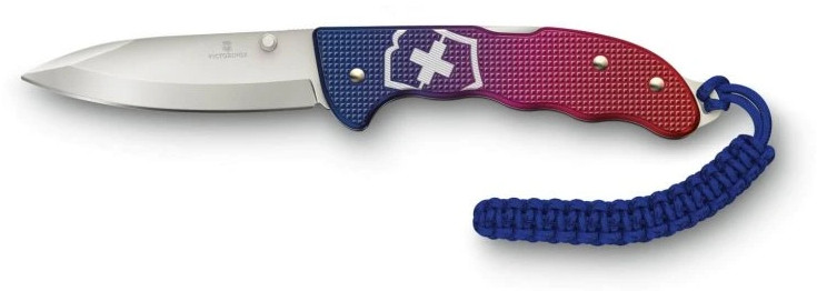 victorinox evoke red blue open